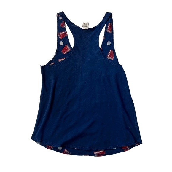 Spenser’s Tank Top Red Solo Cup 4th of July Flag Medium Reversible - Picture 3 of 11